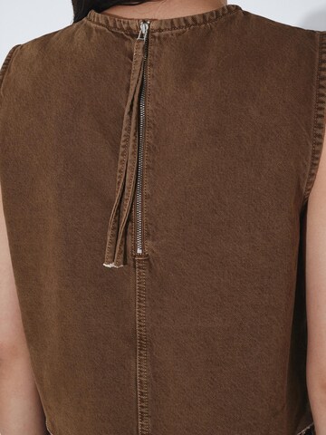 Dr. Denim Top 'Erin' in Bruin