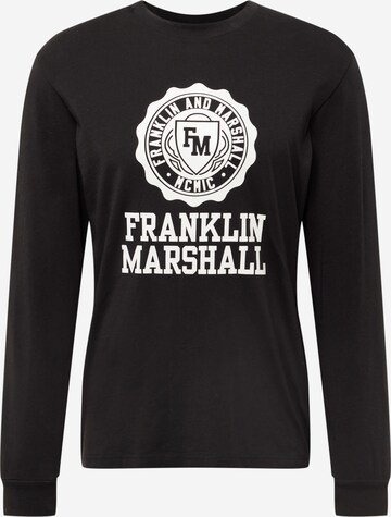 FRANKLIN & MARSHALL T-Shirt in Schwarz: predná strana