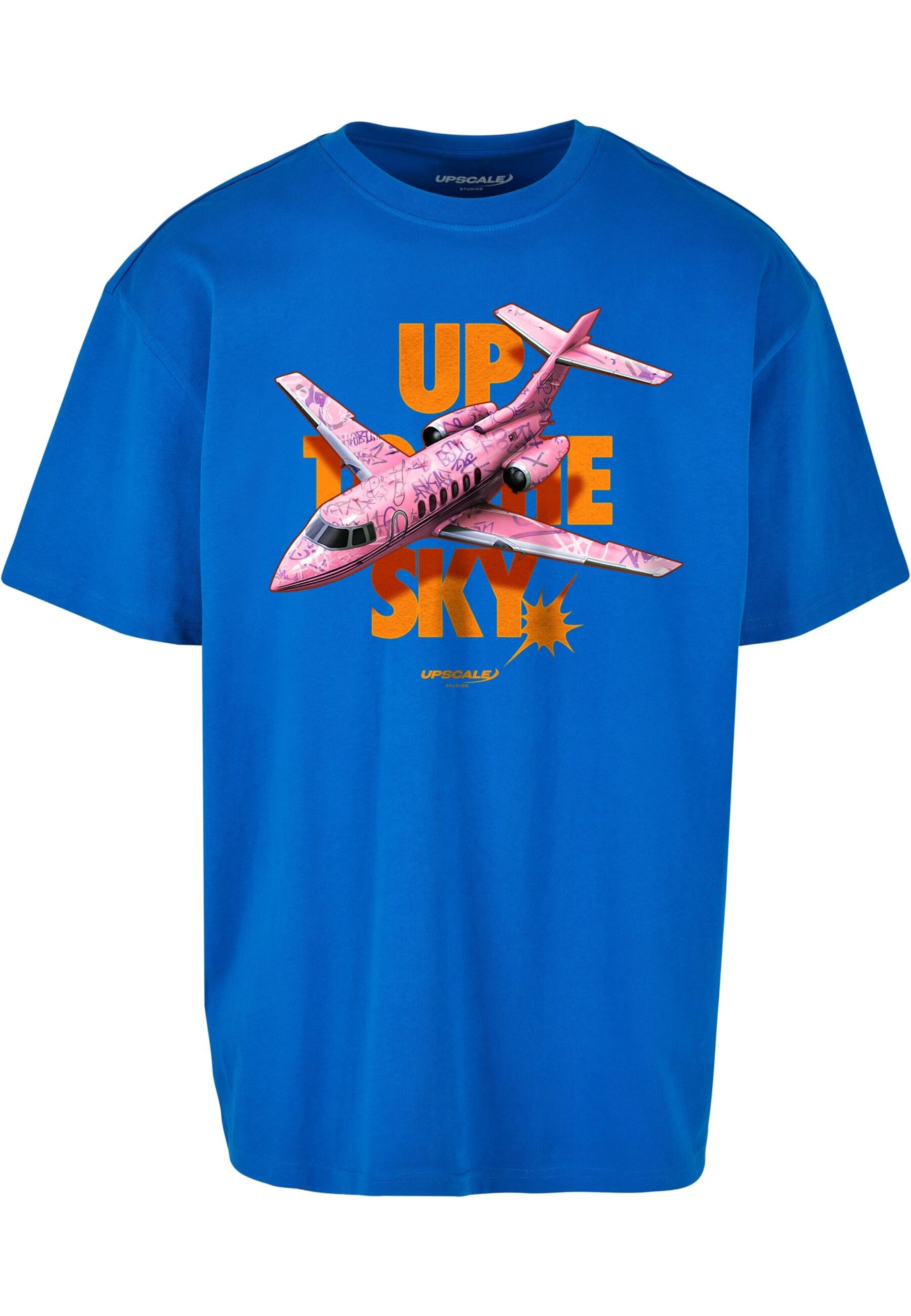 T-Shirt 'Up to the Sky' MT Upscale en bleu : devant