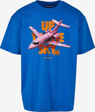 MT Upscale - Camisa 'Up to the Sky' em azul: frente