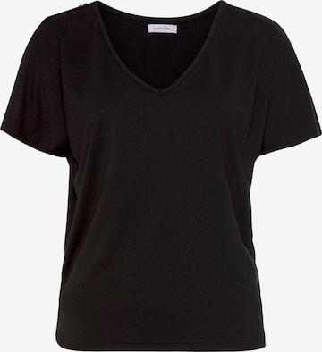 T-shirt LASCANA en noir : devant