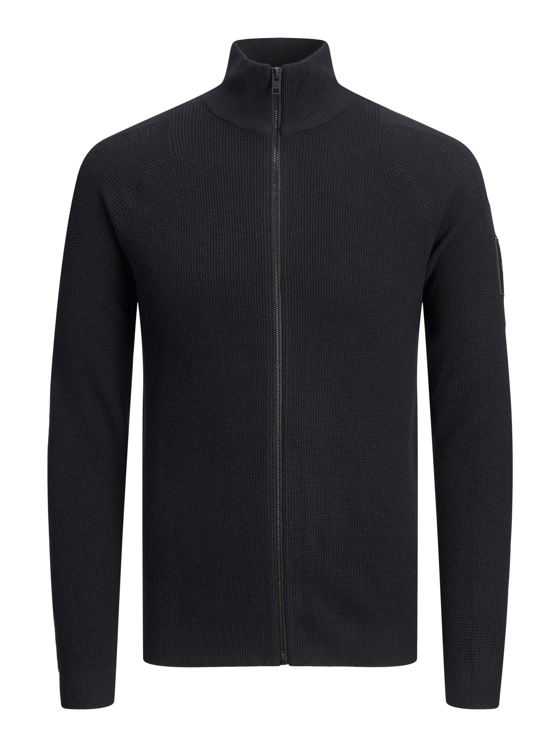 Pti87 Uomo JACK & JONES Giacchetta in Nero Pti87 Uomo JACK & JONES Giacchetta in Nero