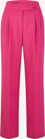 MARC AUREL Loose fit Pleated Pants in Pink: front