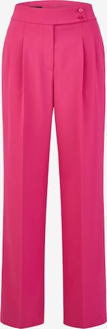 MARC AUREL Loose fit Pleated Pants in Pink: front