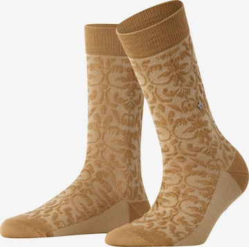 BURLINGTON Socken 'Ornamental' in Braun: Vorderseite