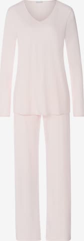 Hanro Pyjama in Pink: Vorderseite