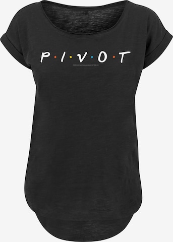 T-shirt 'Friends Pivot' F4NT4STIC en noir : devant