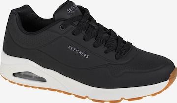 SKECHERS Sneakers laag 'Skechers Uno-Stand On Air' in Zwart: voorkant