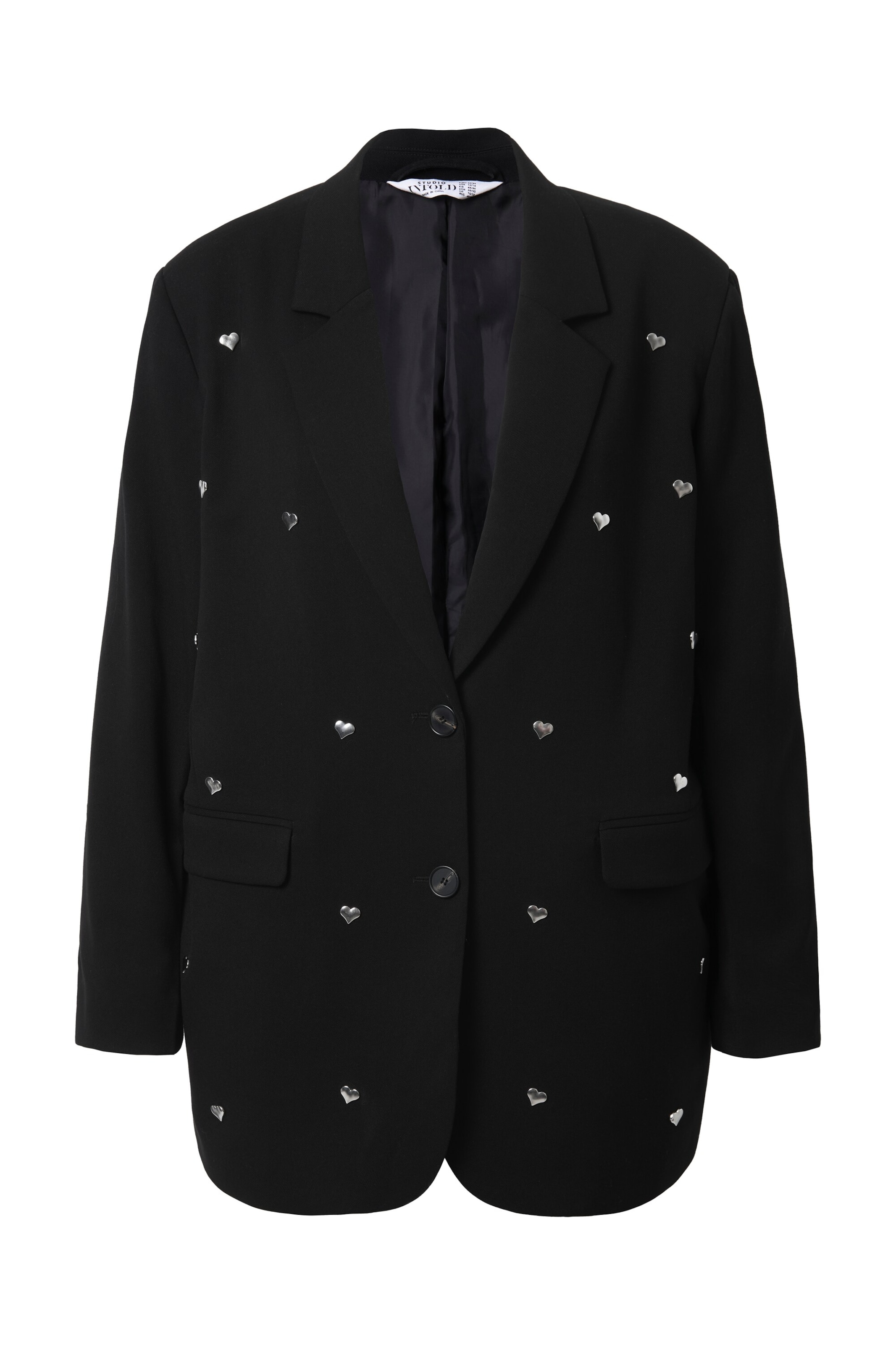 Studio Untold Blazer in Schwarz: Vorderseite