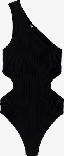 Bershka Shirtbody in schwarz, Produktansicht