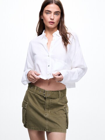 Pull&Bear Halenka – bílá