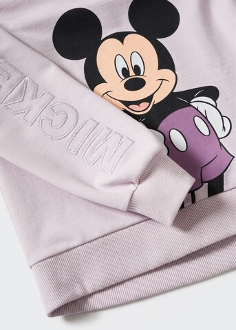 MANGO KIDS Sweatshirt 'Mickey' in Purple