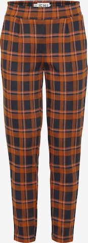 Regular Pantalon chino 'IHKATE' ICHI en orange : devant