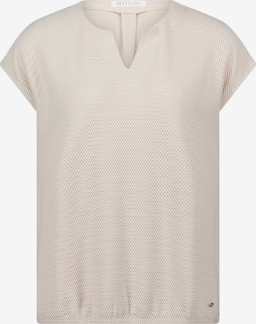 T-shirt Betty & Co en beige : devant