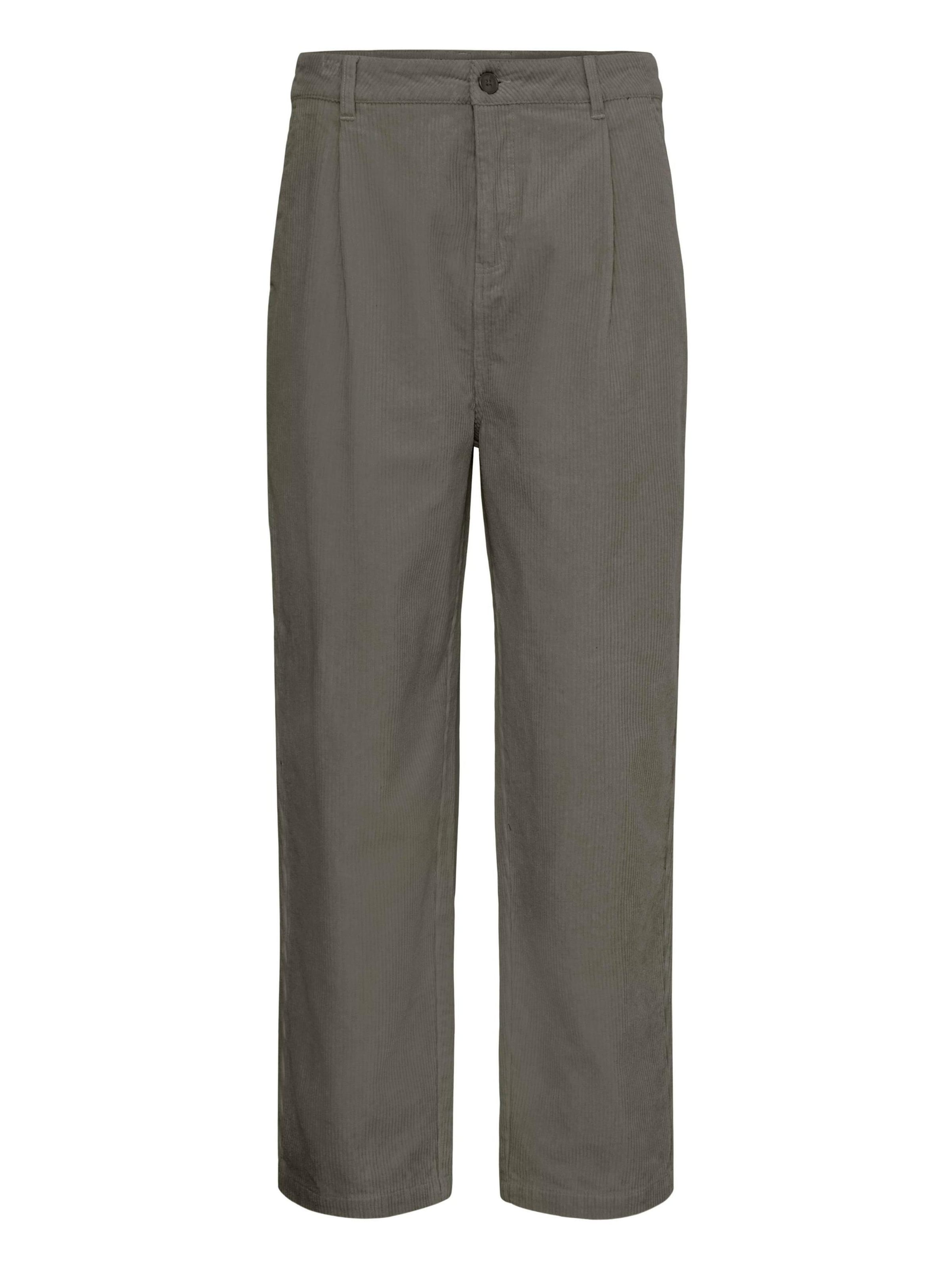 !Solid - Loosefit Calças chino 'SDEthan-Nam Tapered' em castanho: frente