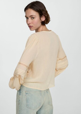 MANGO Blouse 'Diana' in Beige