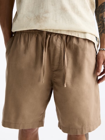 Pull&Bear Loose fit Pants in Brown