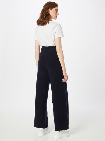 Wide leg Pantaloni de la TOMMY HILFIGER pe albastru