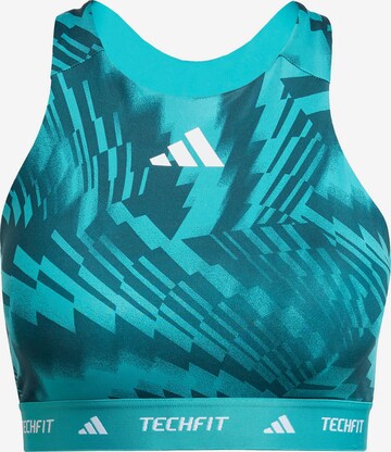 ADIDAS PERFORMANCE Športová podprsenka - Zelená: predná strana