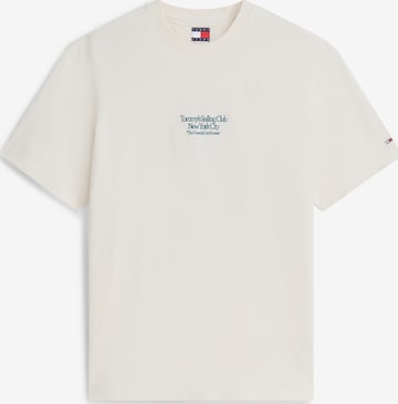 Tommy Jeans T-shirt 'SAILBOAT' i beige: framsida