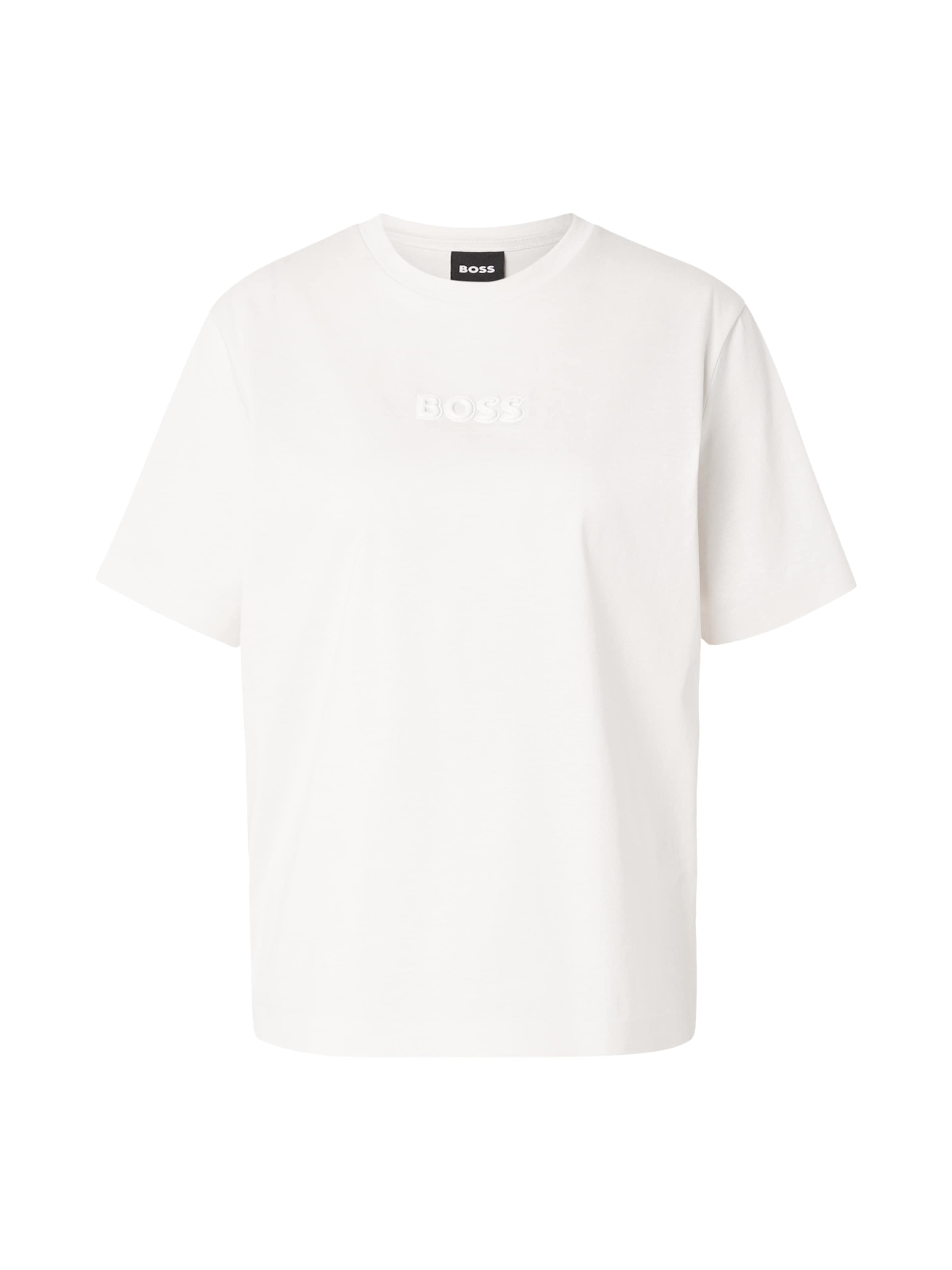 T-shirt 'Eharpa3' BOSS en blanc : devant