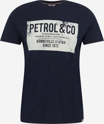 Petrol Industries T-Shirt in Blau: predná strana