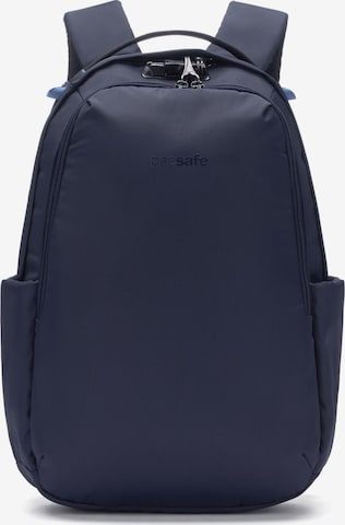 Pacsafe Rugzak in Blauw: voorkant