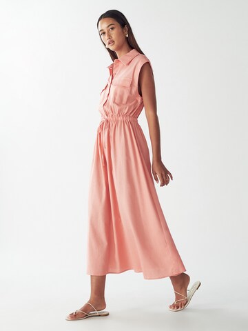 Willa - Vestido camisero 'Sez' en naranja