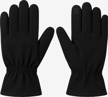 COLLEZIONE ALESSANDRO Fingerhandschuhe 'Modern' in Schwarz: Vorderseite