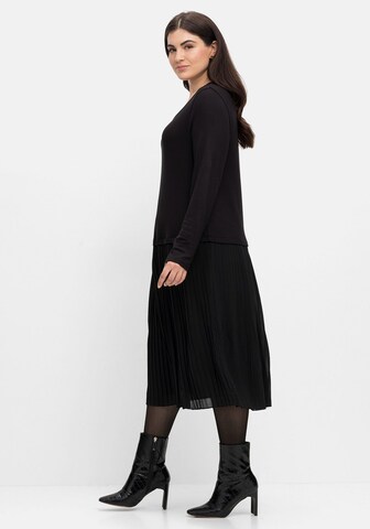 SHEEGO Knitted dress in Black