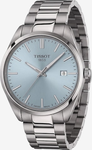 Tissot Analoog horloge 'Tissot PR 100 40 mm Swiss Made Quarzuhr Eisblau T150.410.11.351.00' in Blauw: voorkant