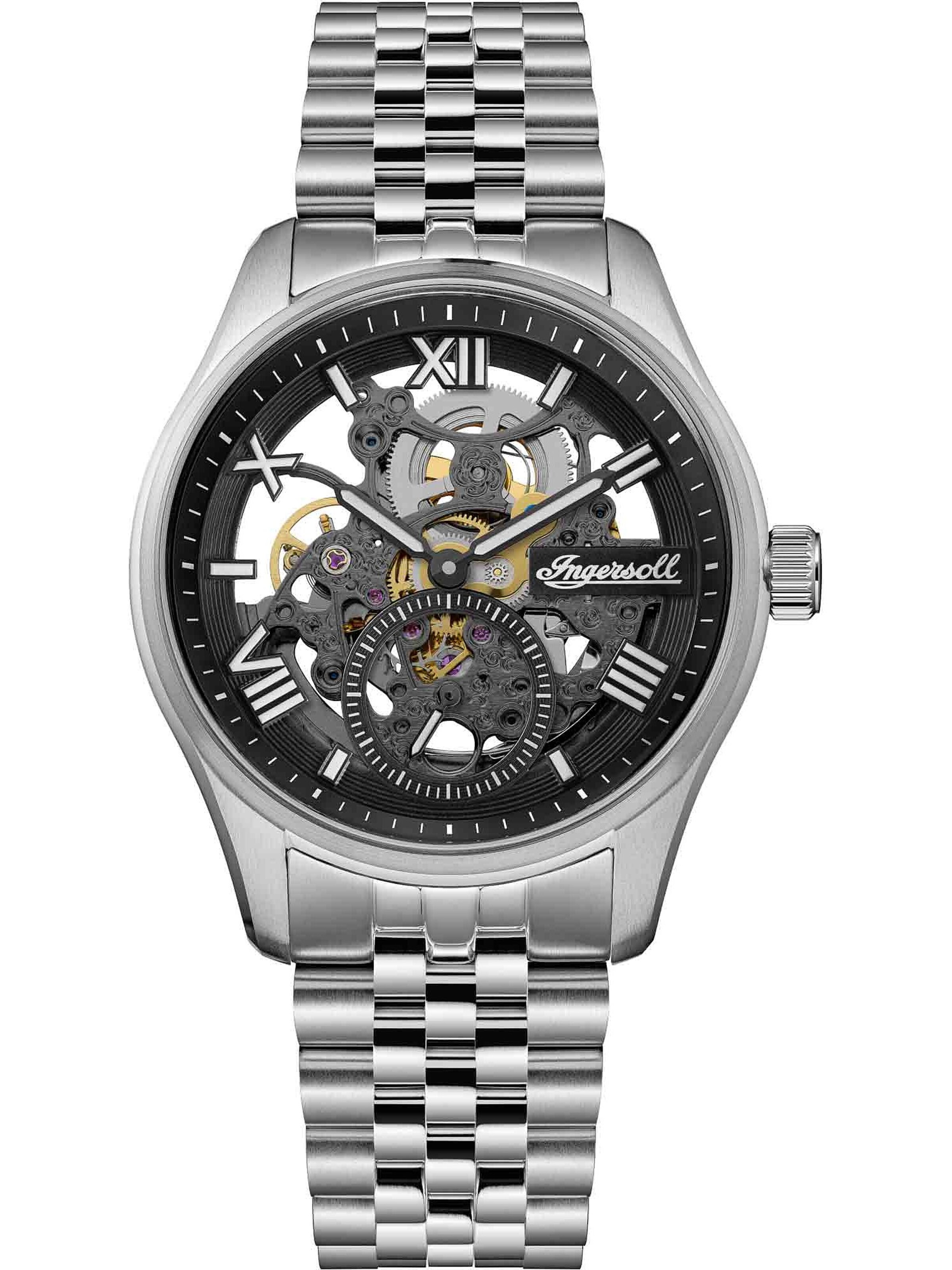 INGERSOLL Uhr 'The Maverick' in Silber: Vorderseite