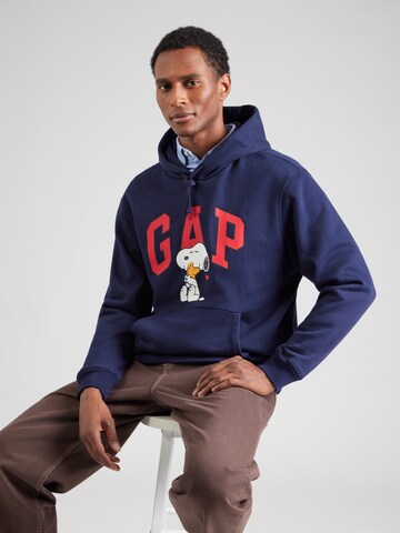 GAP Mikina 'SNOOPY' – modrá: přední strana
