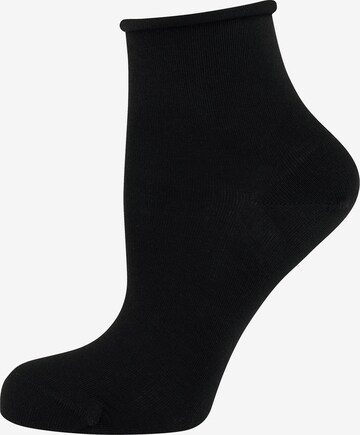 Nur Die Socks in Black: front