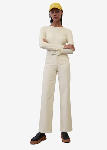 Marc O'Polo Wide Leg Jeans 'Nelis' i beige