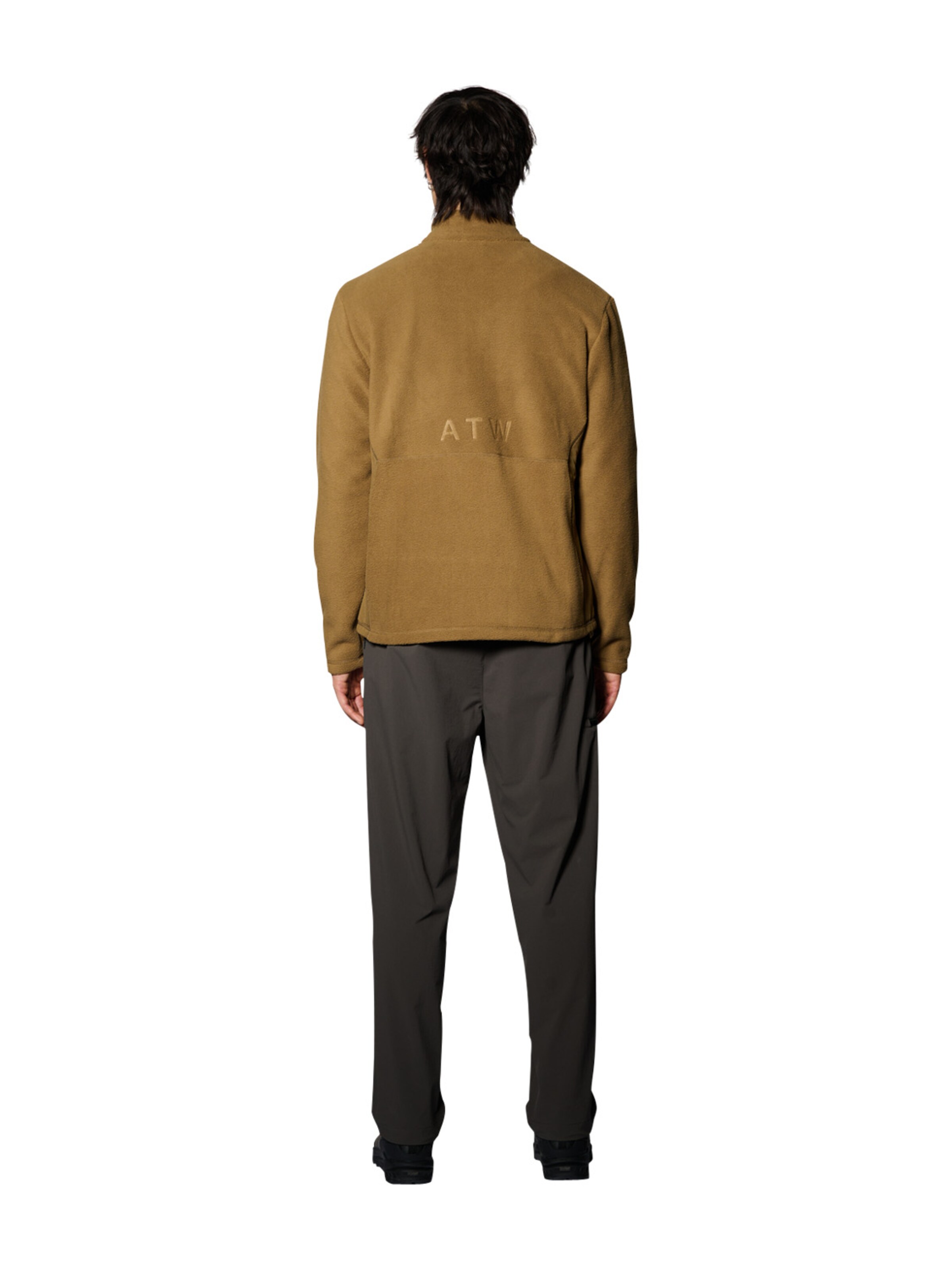 HALO Fleece jas in Bruin