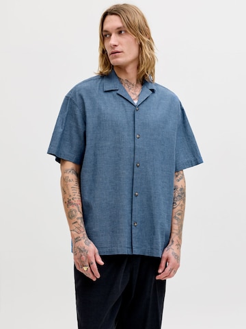 JACK & JONES Comfort Fit Skjorte 'JJESummer' i blå: forside