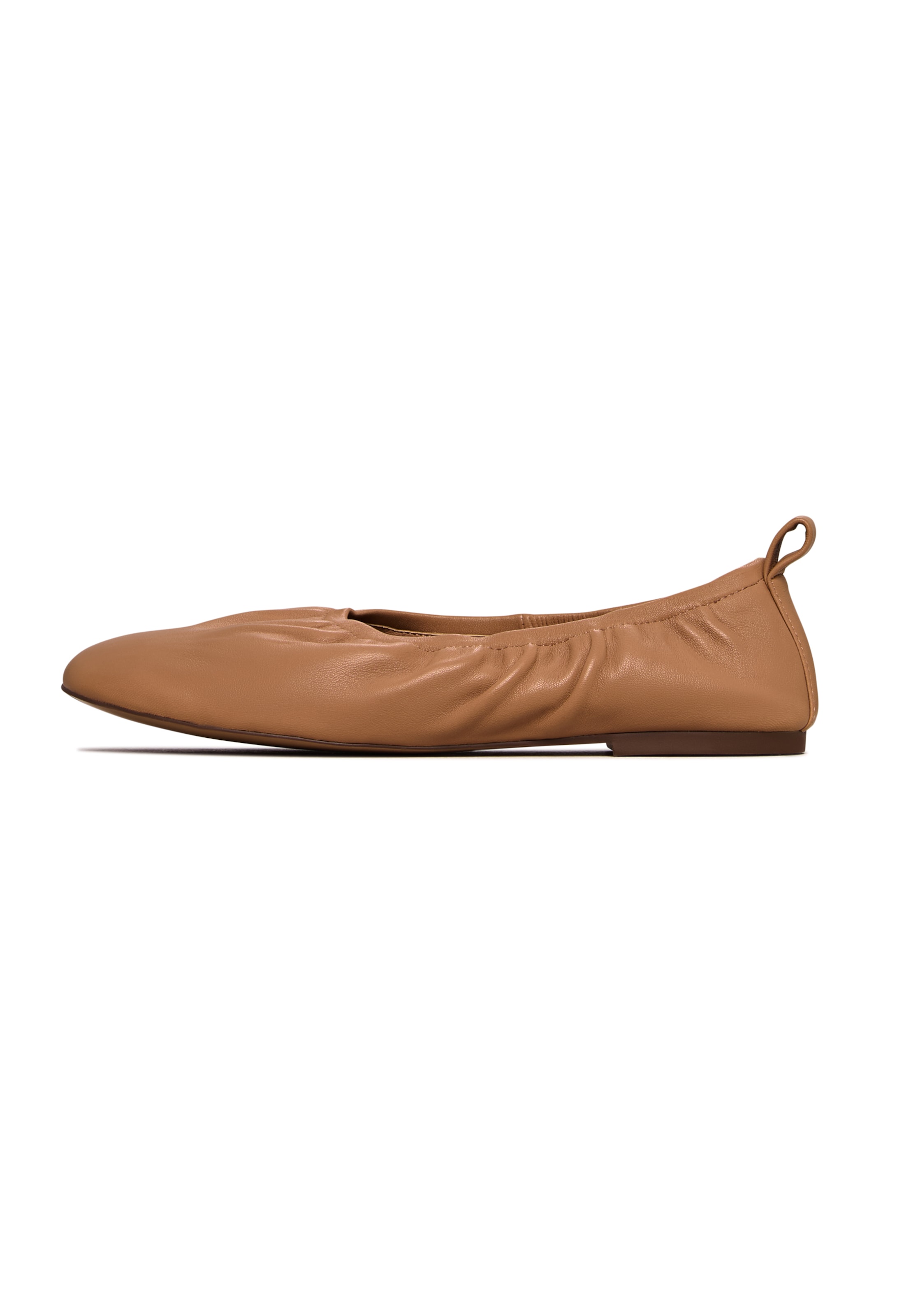 CESARE GASPARI Ballerina in 36 in camel, Produktansicht