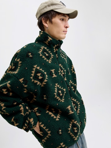 Jachetă  fleece 'JOREDDIE' de la JACK & JONES pe verde