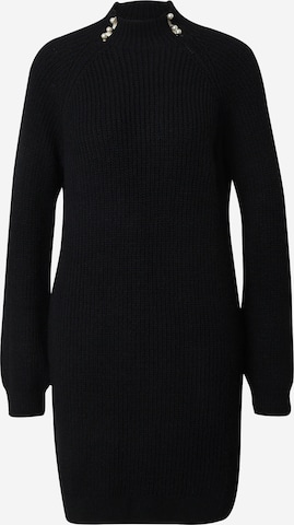 ONLY Knitted dress 'JOELLE' in Black: front