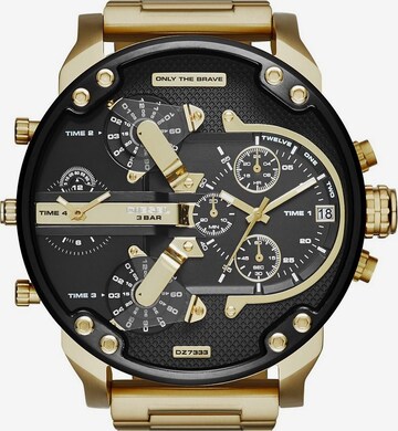 DIESEL Analog watch in Gold: front
