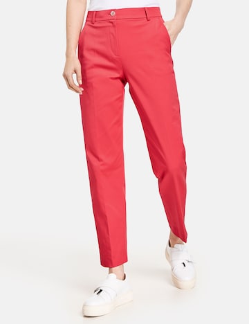 GERRY WEBER - regular Pantalón de pinzas en rosa: frente