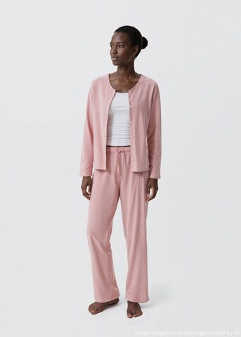 MANGO TEEN Schlafanzug 'Nieve' in Pink