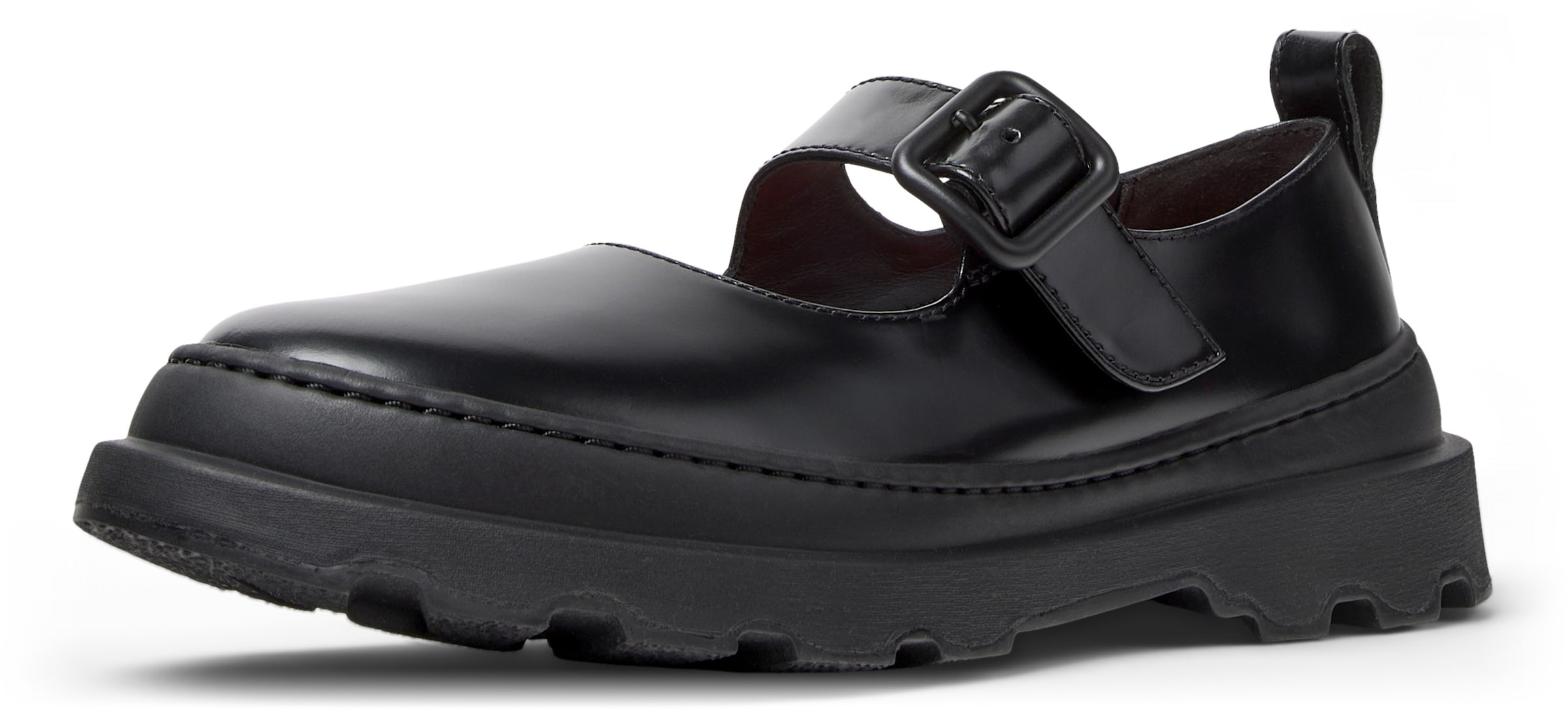 CAMPER Mocassins 'Brutus' in Zwart: voorkant