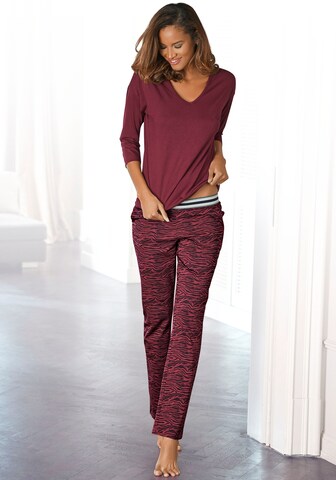 s.Oliver Pyjama in Lila: voorkant