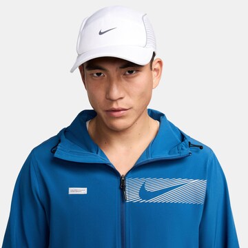 NIKE Athletic Cap in White: front