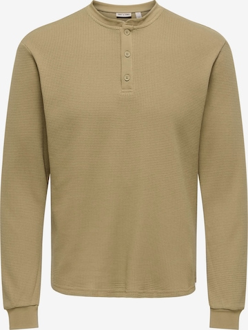 Only & Sons Shirt 'ONSTobie' in Bruin: voorkant
