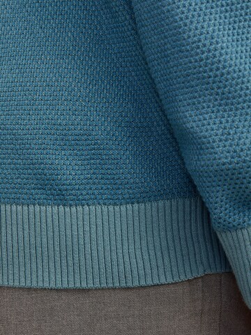 JACK & JONES Sweater 'JJEGlobe' in Blue