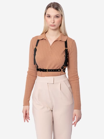 Haute Cuir Bælte 'Harness' i sort