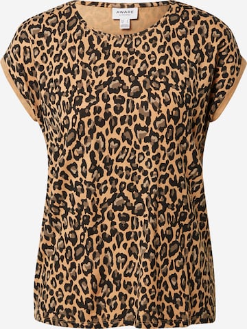 VERO MODA Shirt 'Ava' in Brown: front